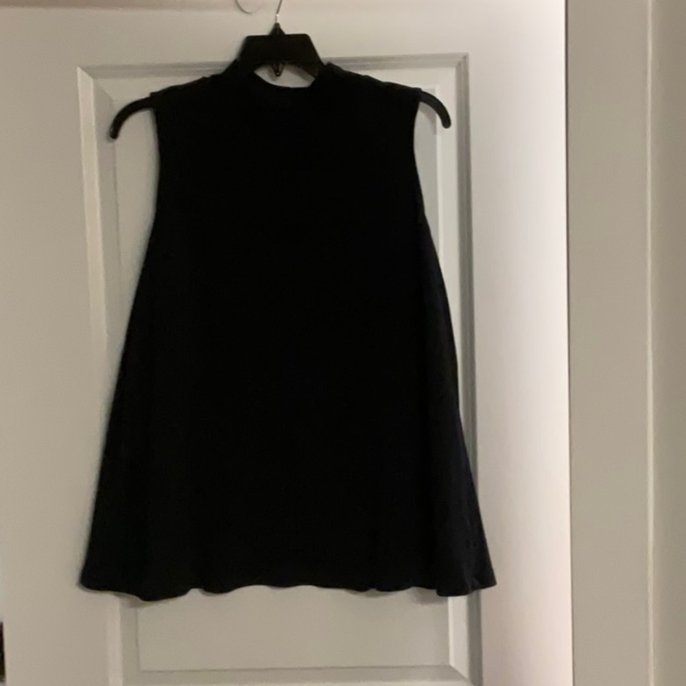 Isaac Mizrahi Live - Black Sleeveless Tunic 2X